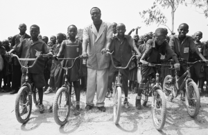 P4P bicycles at a local school in Kenema