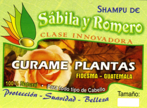 Label from the FIDESMA Aloe Shampoo