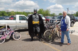 Batman protecting the P4P donations