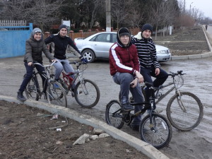 Moldovan teens out for a ride