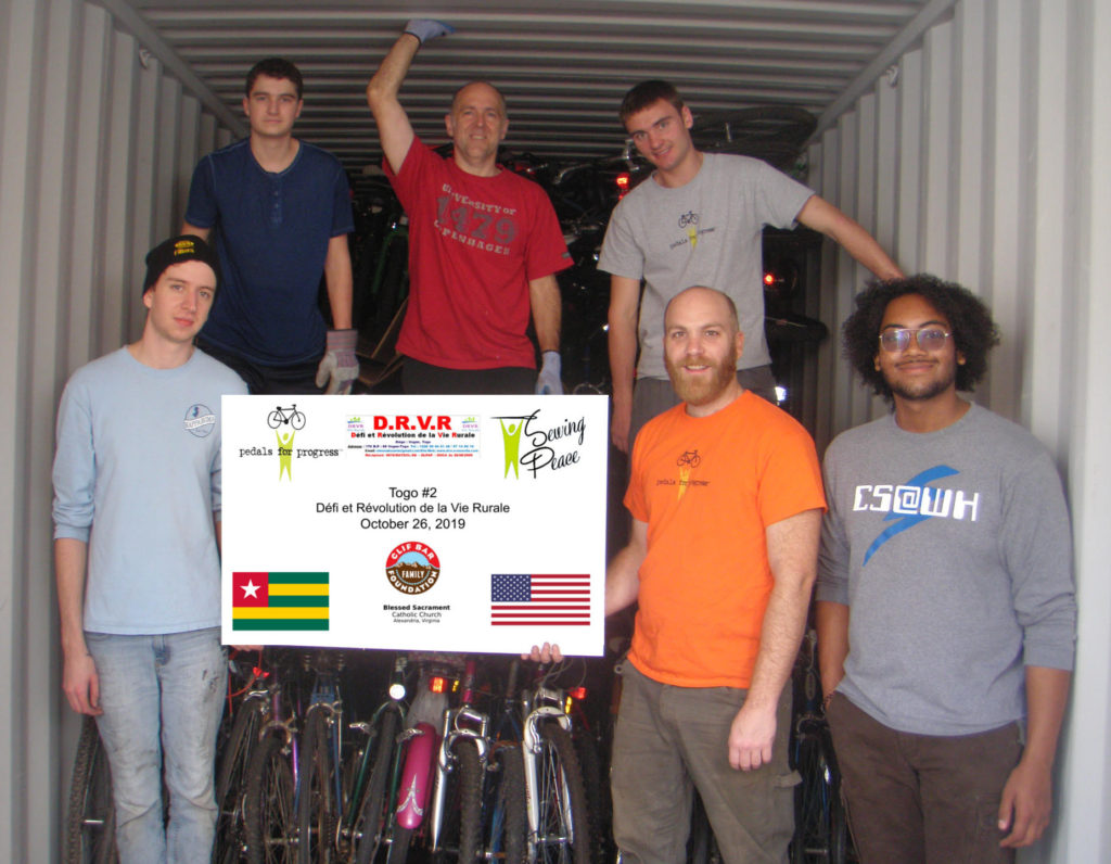 Loading crew, Togo #2 container, October 2019