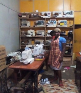 Uganda Sewing Shop in town