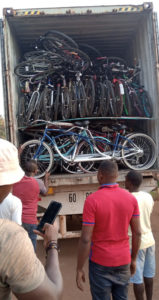 Togo #7 unloading, February 2023
