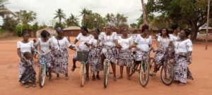 Togo International Women's RIghts Day, March 2023, bike race