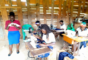 Uganda sewing class, May 2023